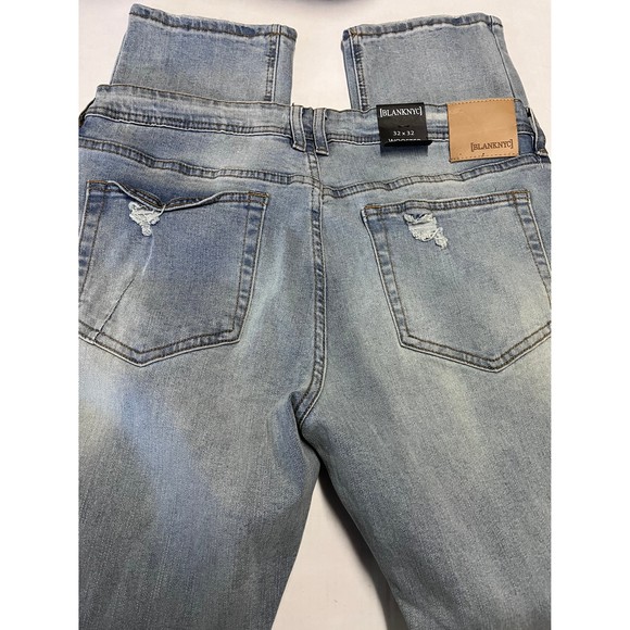 BlankNYC Wooster Slim Fit Mens Distressed Jeans Size 32 x 32 - Picture 8 of 10